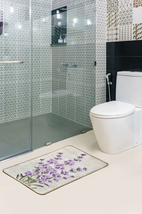 Mijölnir Alfombrilla de Baño 100% Poliéster Suave Antialérgica Antideslizante 40 x 60 cm